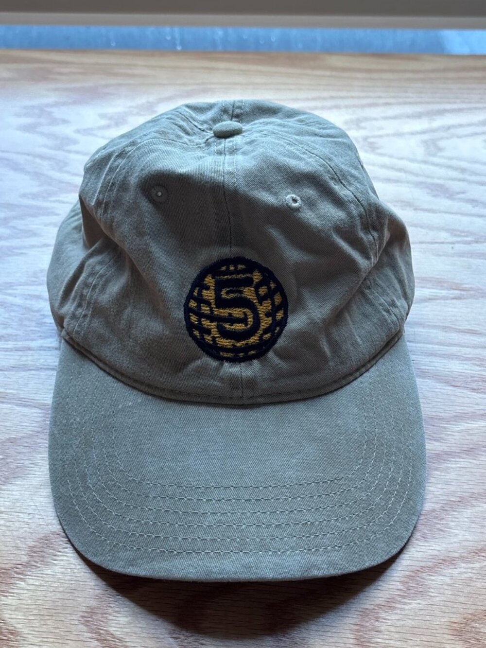 Tan Circular 5 Logo Dad Hat
